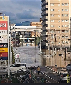 台風一過…